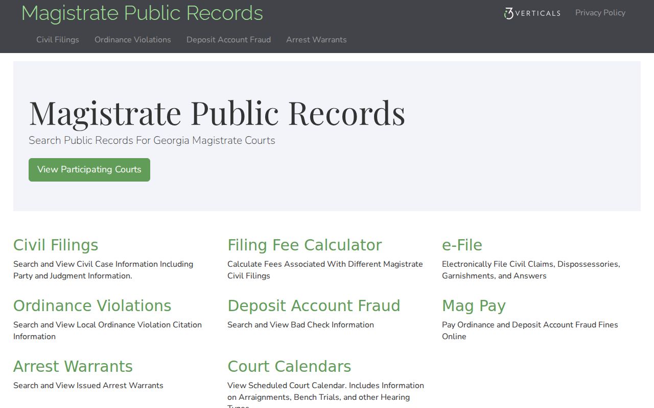 Upson County civil docket Magistrate Records home