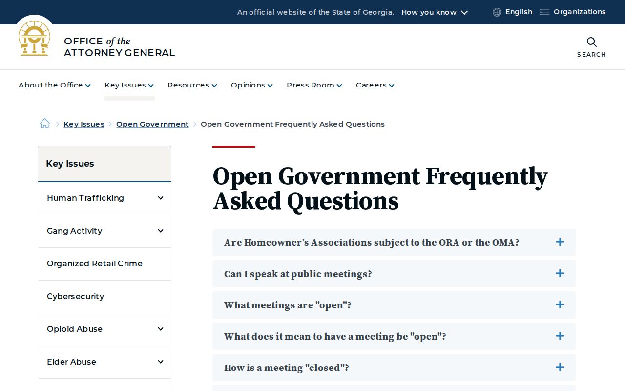 Upson County court records Georgia open-records guidance