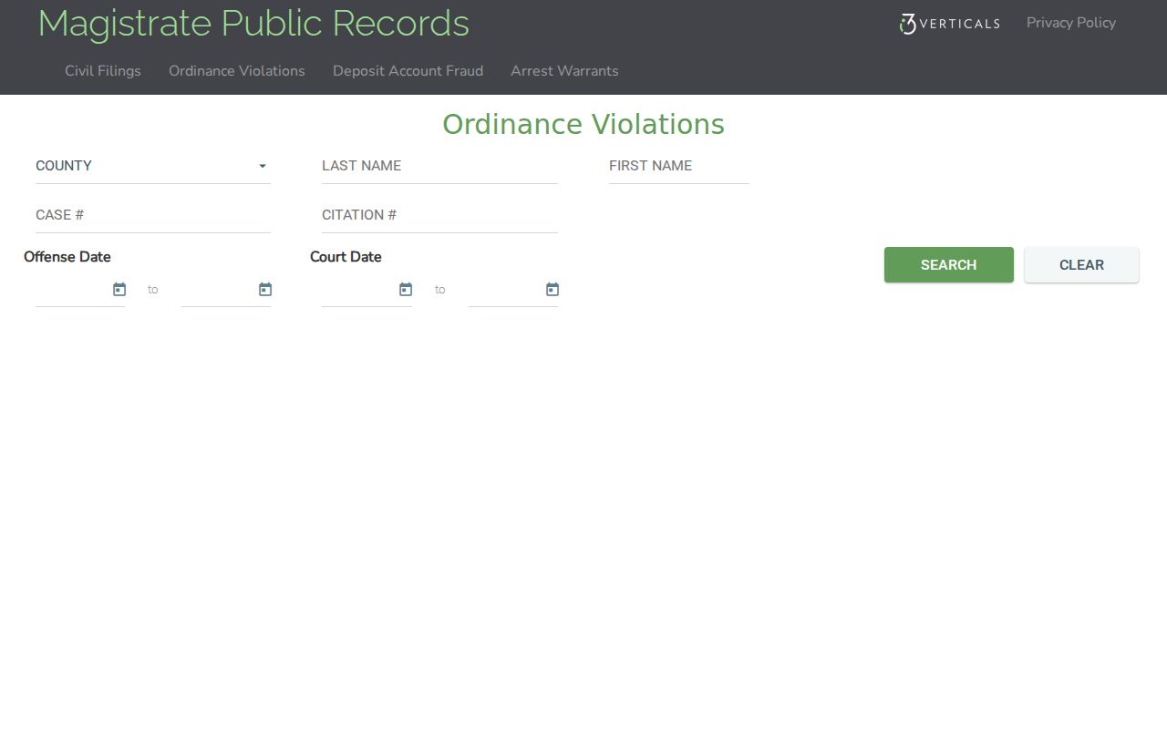 Upson County criminal docket ordinance search fields